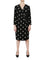 Ity Sutton Dot Printed Classic Wrap Dress