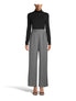  Anne Klein Herringbone Pull On Wide Leg - Anne Black/ White - Bonton