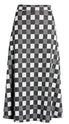  Anne Klein Gingham A-Line Midi Skirt - Anne Black Combo - Bonton
