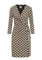 Geometric Wrap Dress