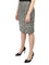 Pull On Pencil Skirt Animal Stretch Jacquard