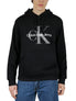  Calvin Klein Monogram Pullover Hoodie - Black Beauty - Bonton