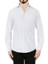  White Stripe Dress Shirt - White - Bonton