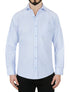  Windowpane Checkered Dress Shirt in Grey - Blue - Bonton
