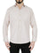 Cream Windowpane Checkered Dress Shirt
