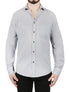  Gray Stripe Dress Shirt - Gray - Bonton