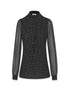  Anne Klein Plus Size Poet Blouse with Semi-sheer Sleeves - TBD - Bonton