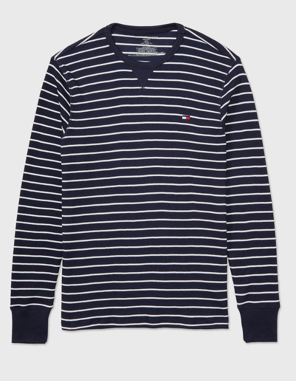  Tommy Hilfiger Long Sleeves Crew Neck - Sail (navy) - Bonton
