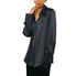  Ciebon Sabrina Jewel Button Down Top - Charcoal - Bonton