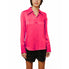  Ciebon Jacque Collared Button Down Satin Top - Pink - Bonton