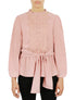  Miss Selen Embellished Crochet Shirt - Powder Pink - Bonton