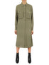  Miss Selen Long Shirt Dress - Khaki - Bonton