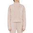 Cream & Rouge Button Front Sweatshirt - Beige - Bonton