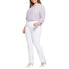  NYDJ Marilyn Straight Jean in Optic White - Plus - Optic White - Bonton