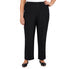  Alfred Dunner Plus Proportioned Short Pant - Black - Bonton