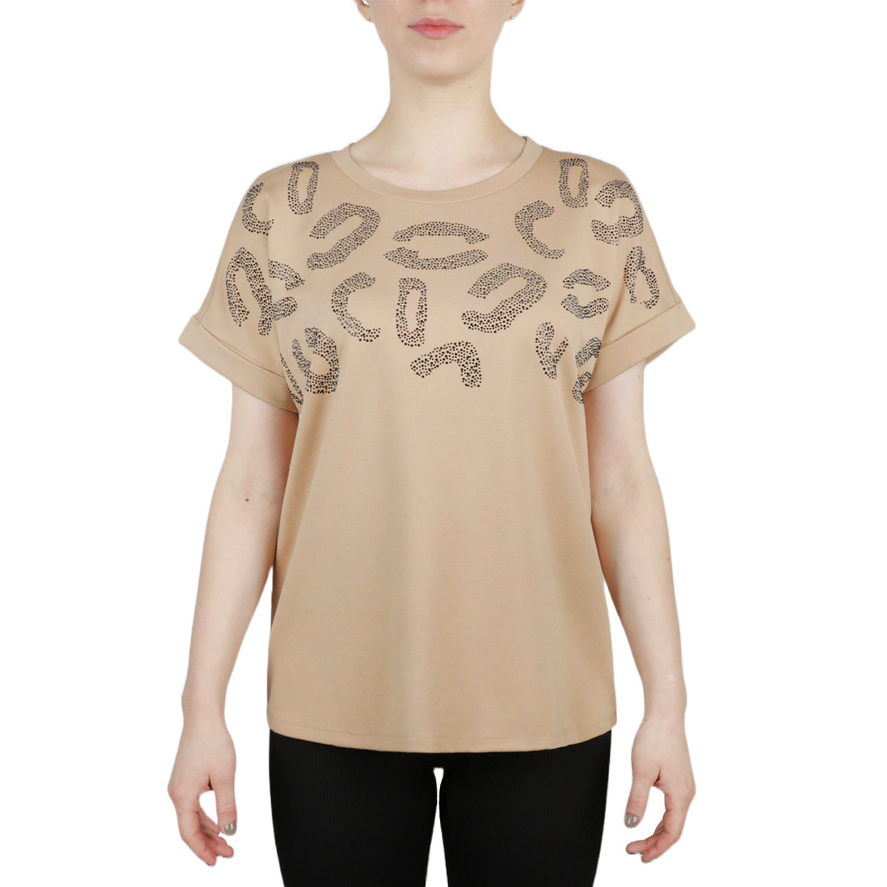  Anne Klein Rolled Cuff Extended Shoulder With Heat Set Serentity Seal - Light Coffee - Bonton