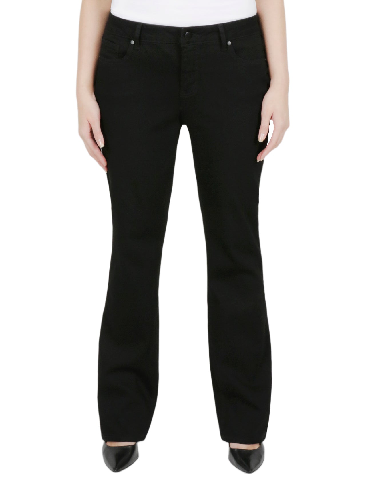  Relativity Missy Bootcut Jeans - Black - Bonton