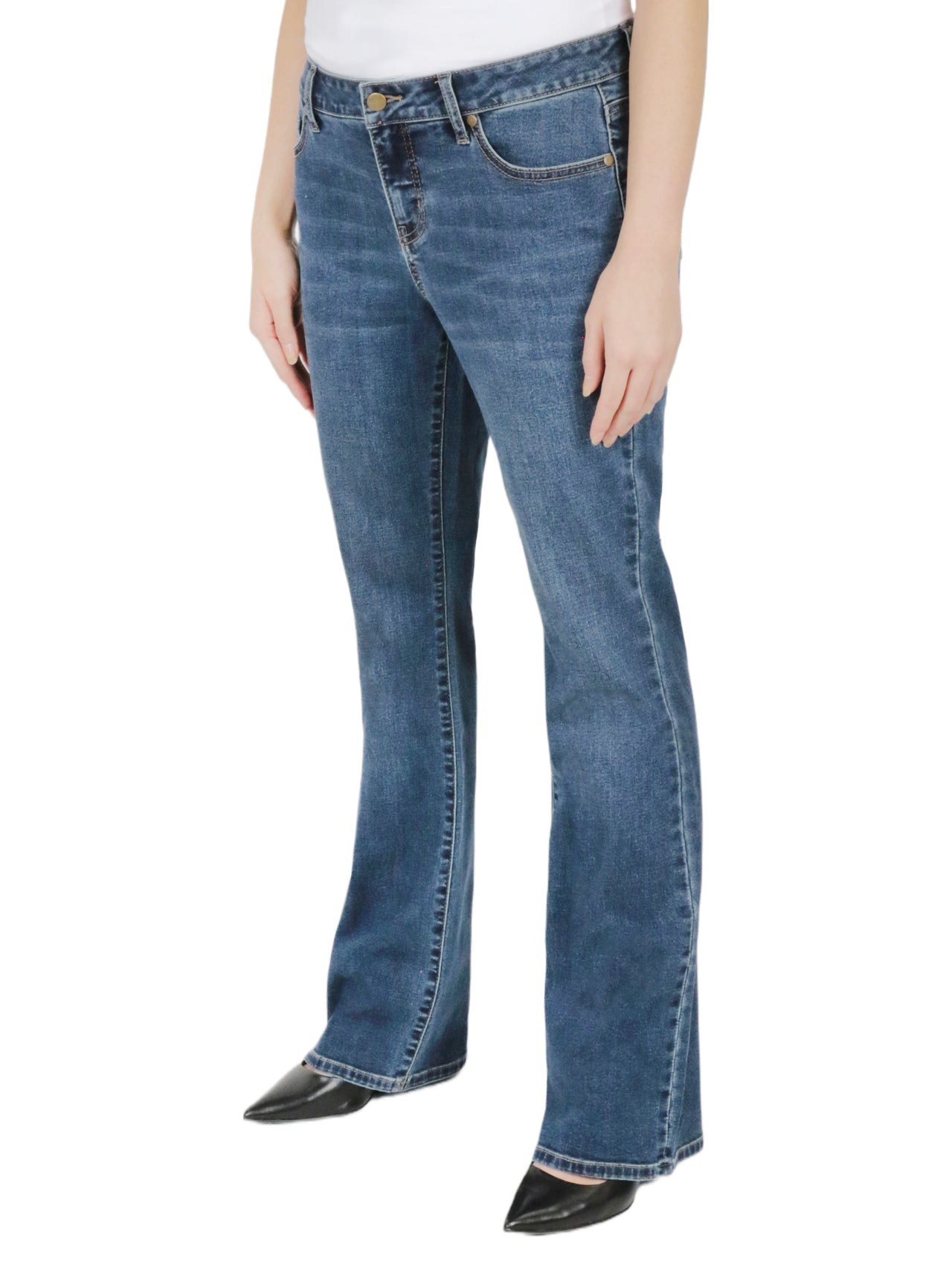  Relativity Missy Bootcut Jeans - Black - Bonton