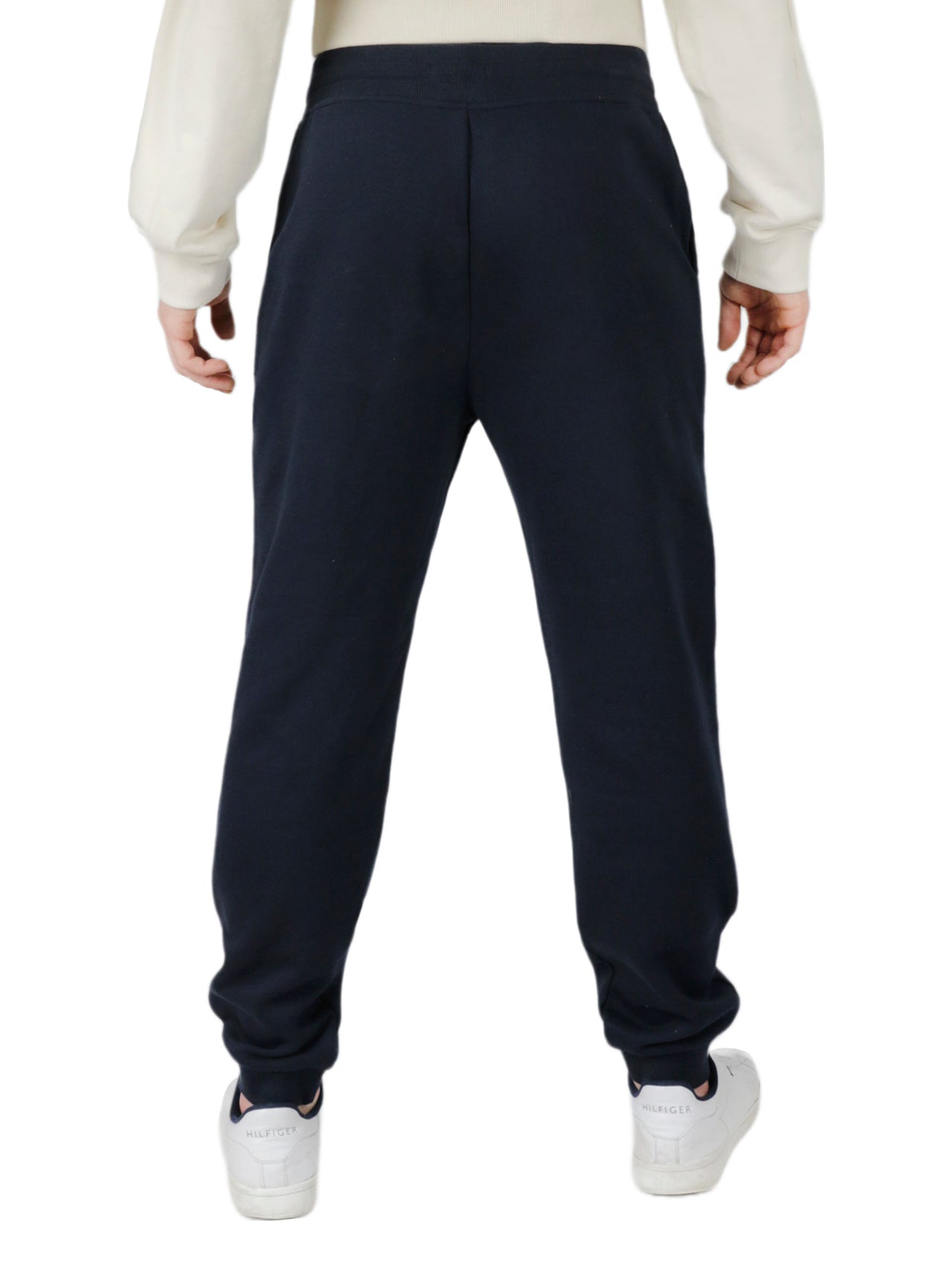  Calvin Klein Ck Logo Fleece Jogger - Dark Sapphire - Bonton