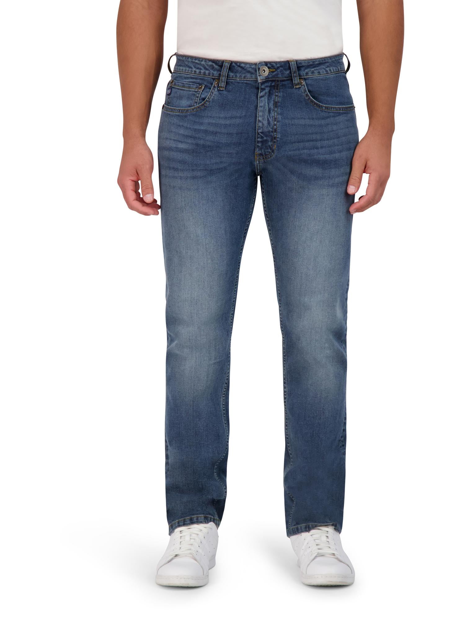 Chaps Chaps Men's 5-Pocket Denim Regular Fit - Armour Wash - Bonton