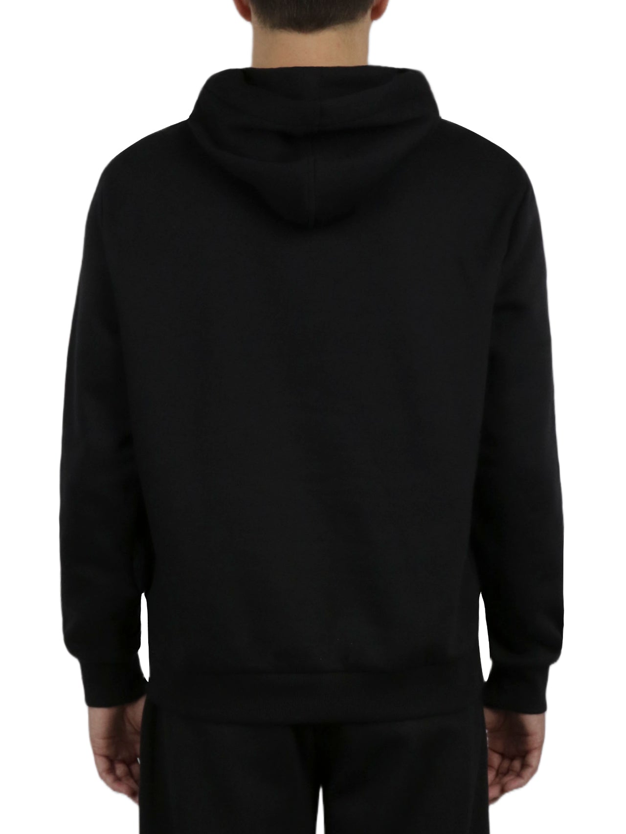  Calvin Klein Long Sleeves Faded Logo Po Hood - Black Beauty - Bonton