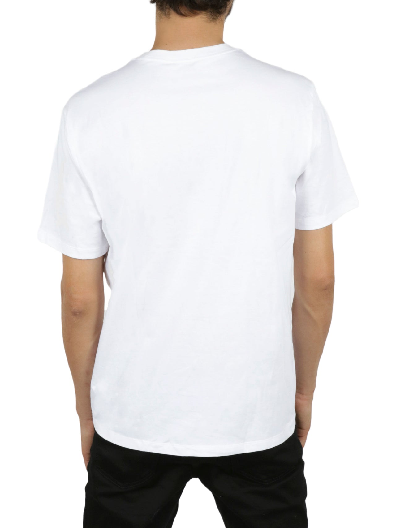  Calvin Klein Short Sleeves Metallic Iconic Tee - Brilliant White - Bonton