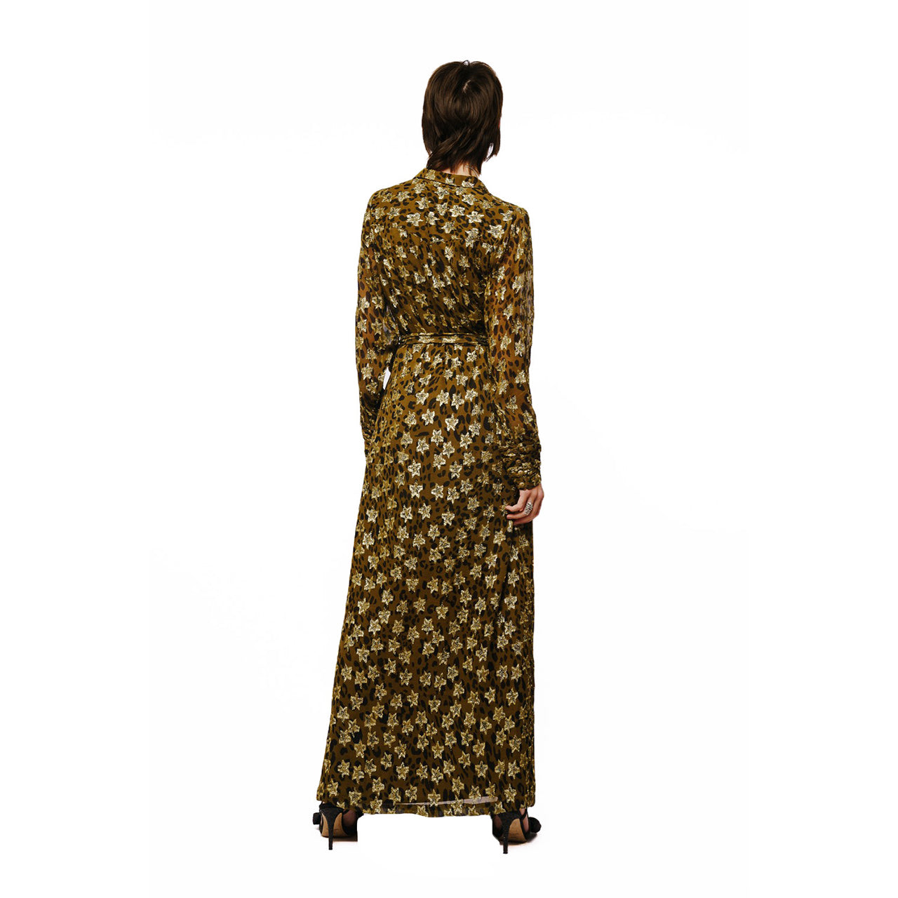  Ciebon Jynai Maxi Shirt Dress - Brown - Bonton