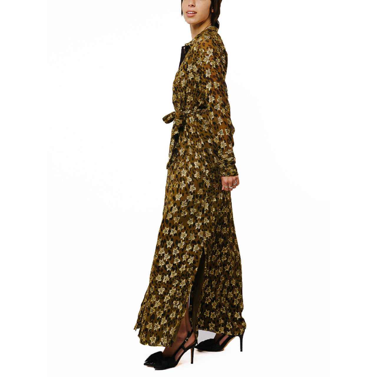  Ciebon Jynai Maxi Shirt Dress - Brown - Bonton
