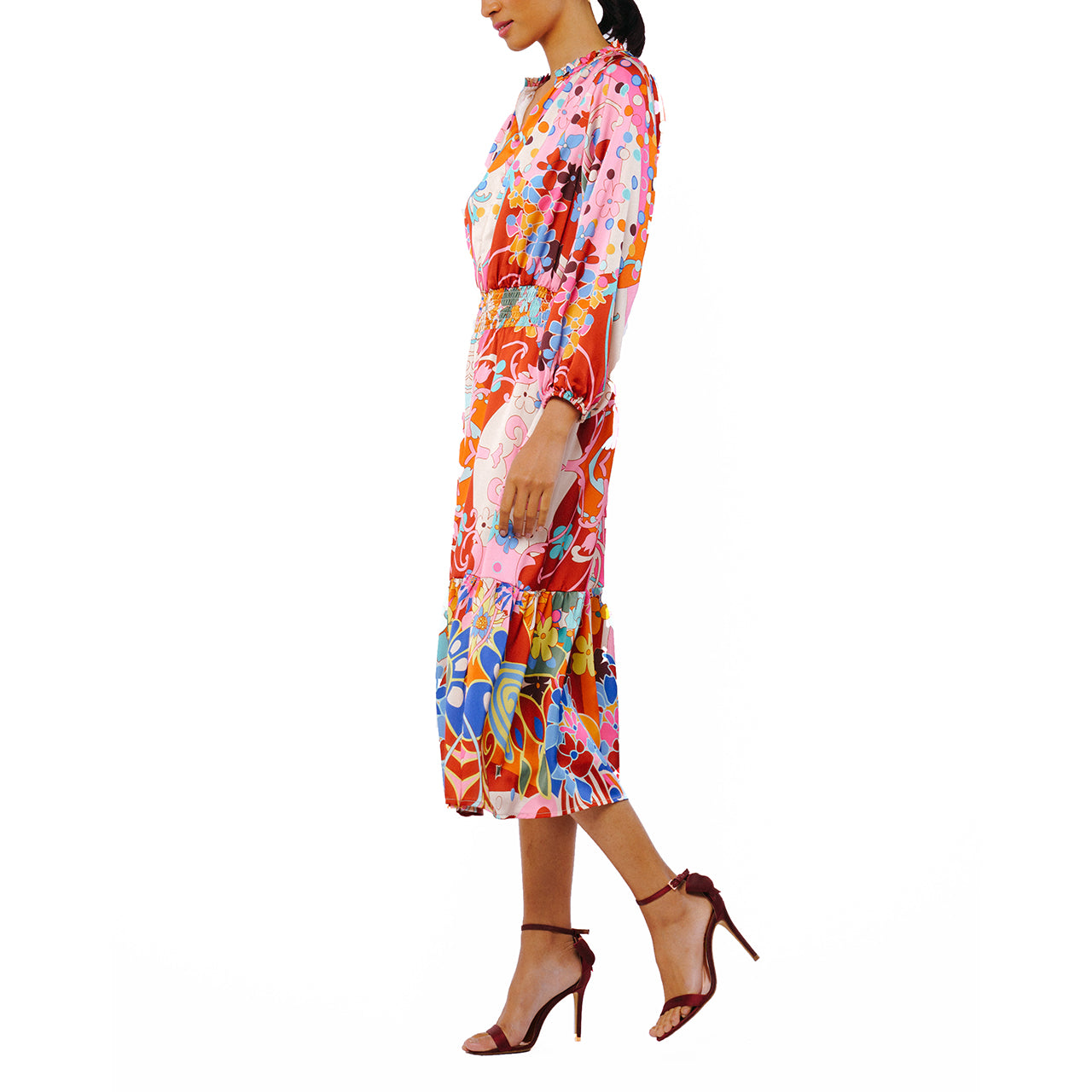  Ciebon Irena Abstract Print Mini Dress - Multi - Bonton