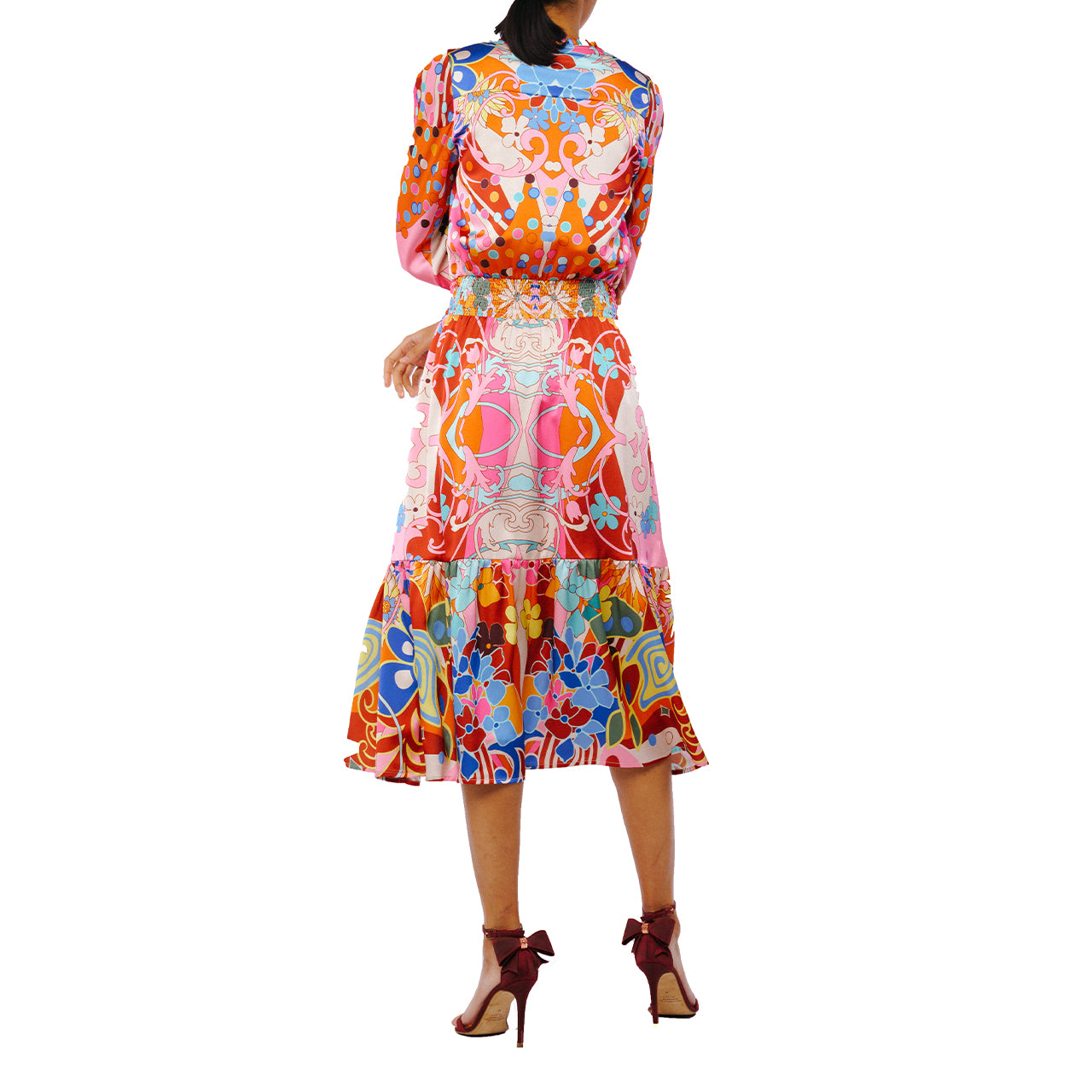  Ciebon Irena Abstract Print Mini Dress - Multi - Bonton