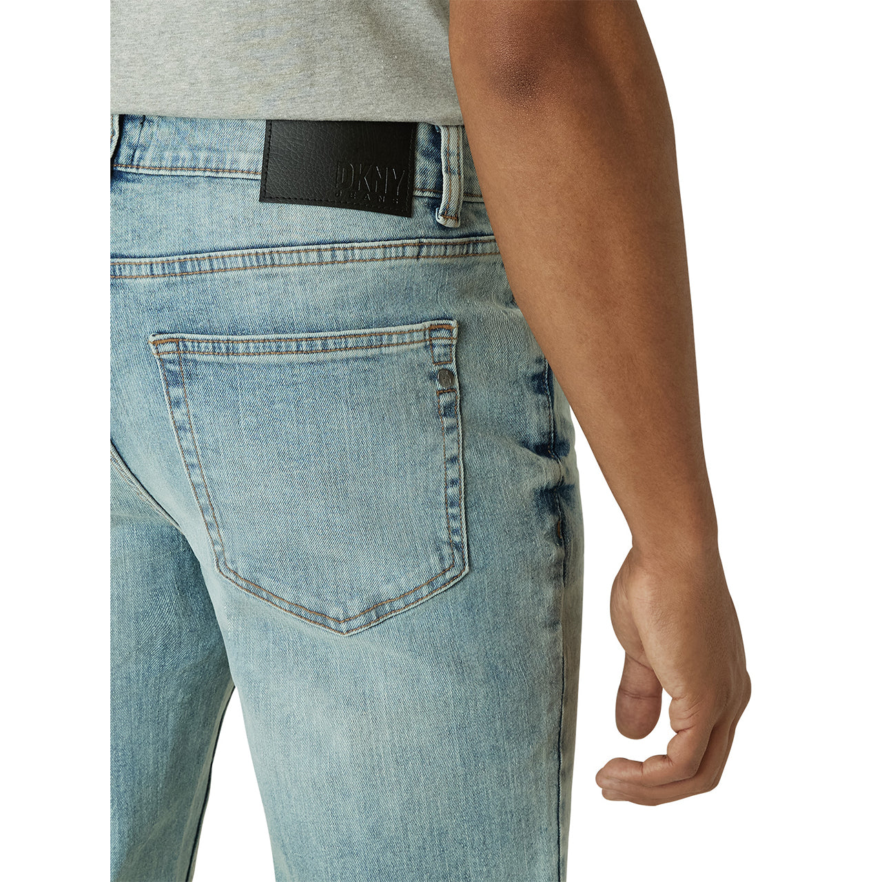  DKNY Mercer Destructed Jean - Steel Gray - Bonton