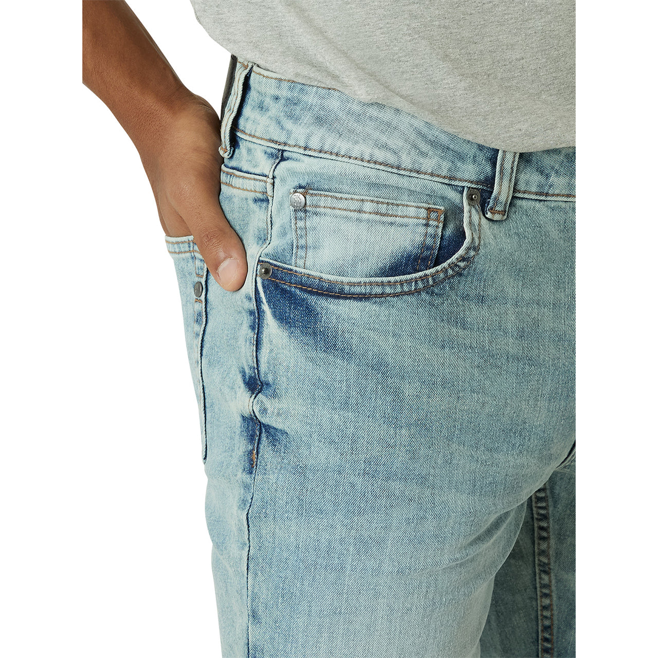  DKNY Mercer Destructed Jean - Steel Gray - Bonton