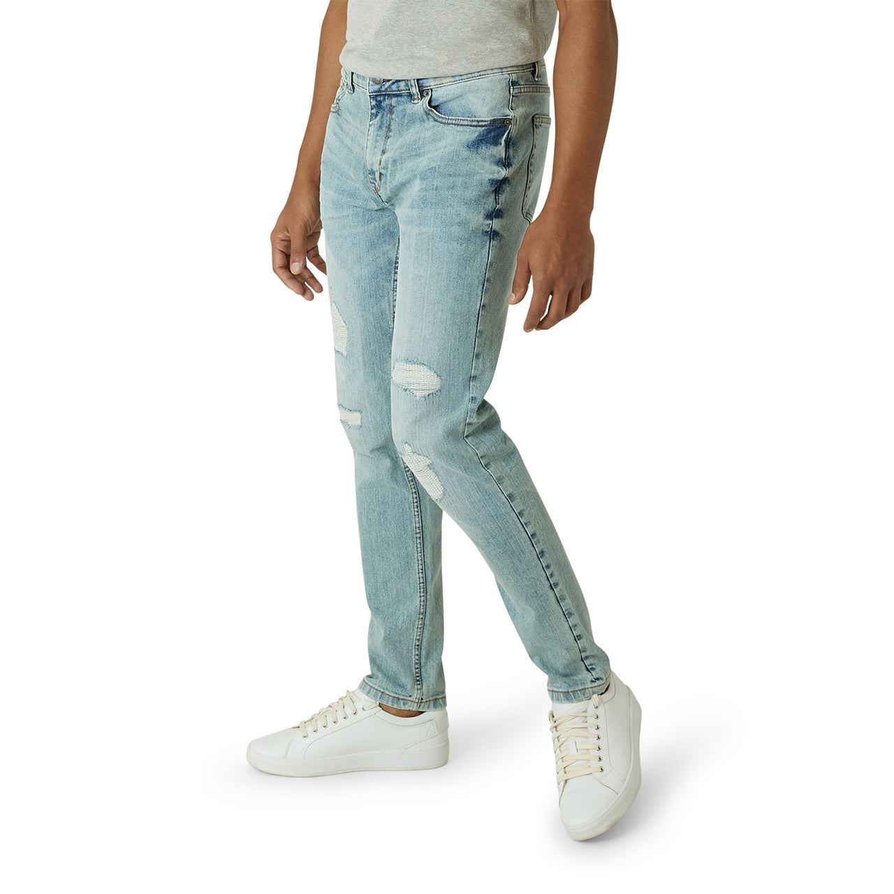  DKNY Mercer Destructed Jean - Steel Gray - Bonton