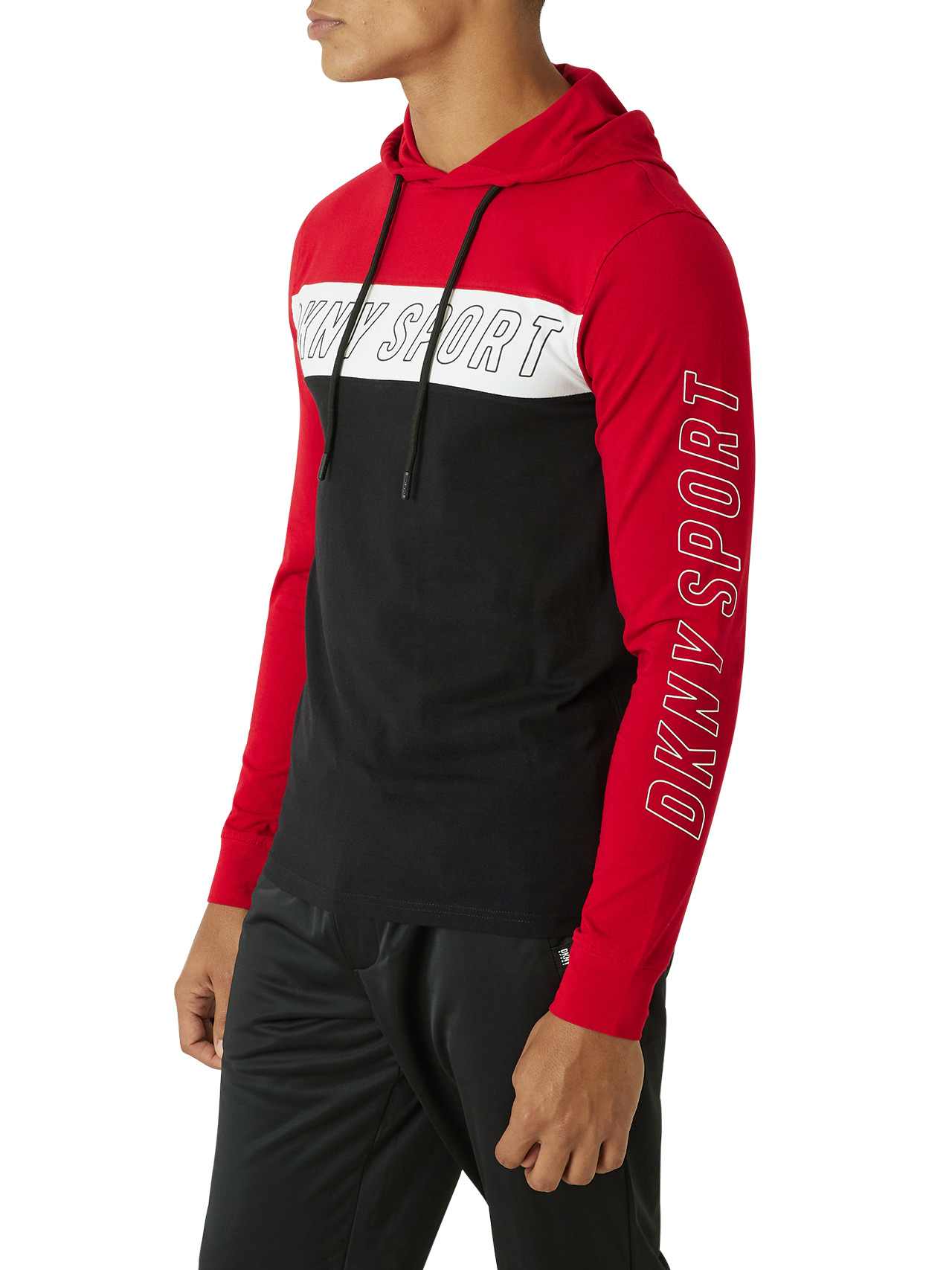  DKNY Mobile Po Hoodie - Red - Bonton