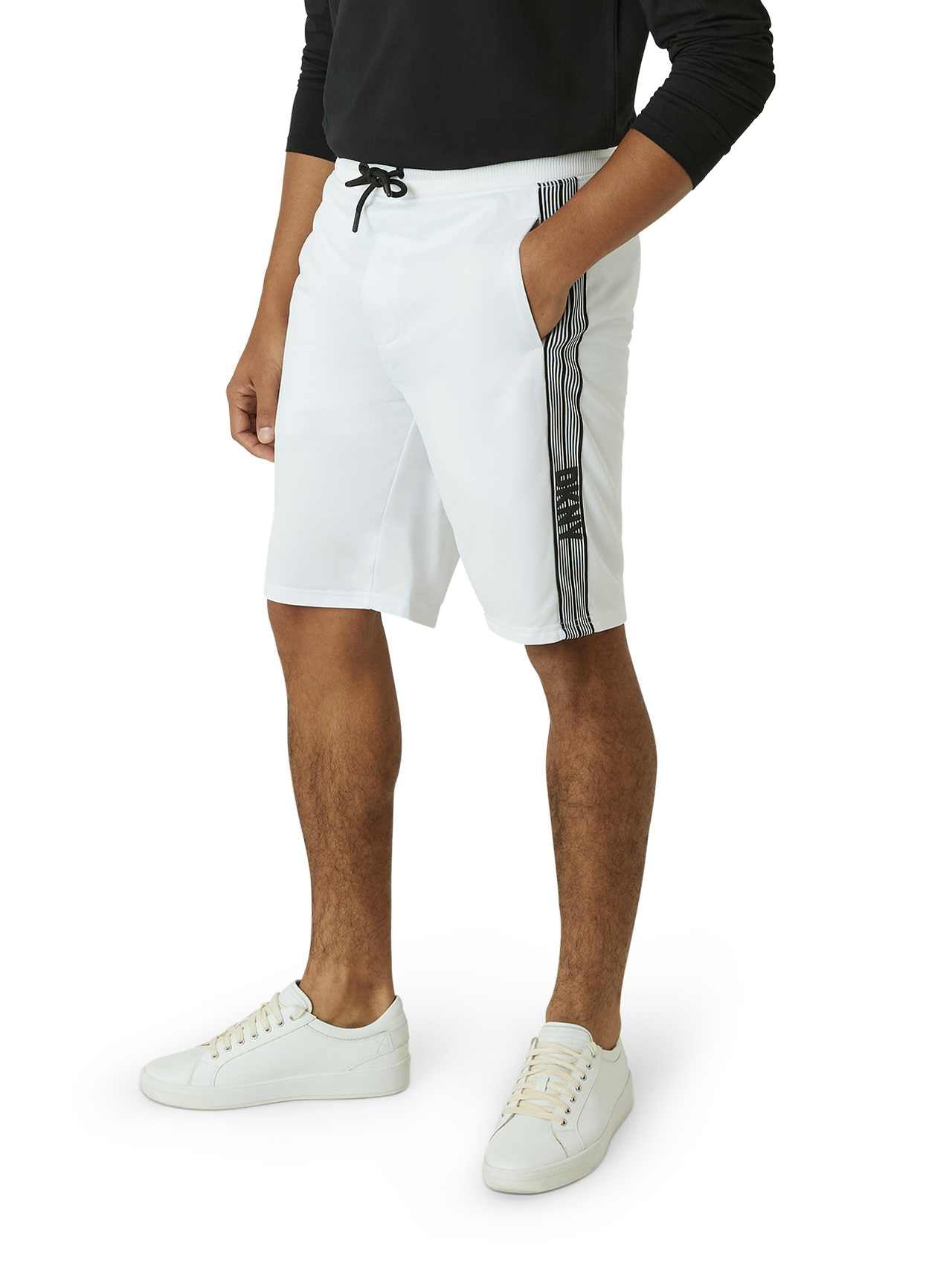  DKNY Side Strip Short - White - Bonton