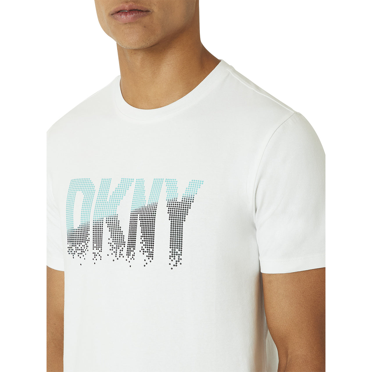  DKNY Logic Short Sleeve Tee - White - Bonton