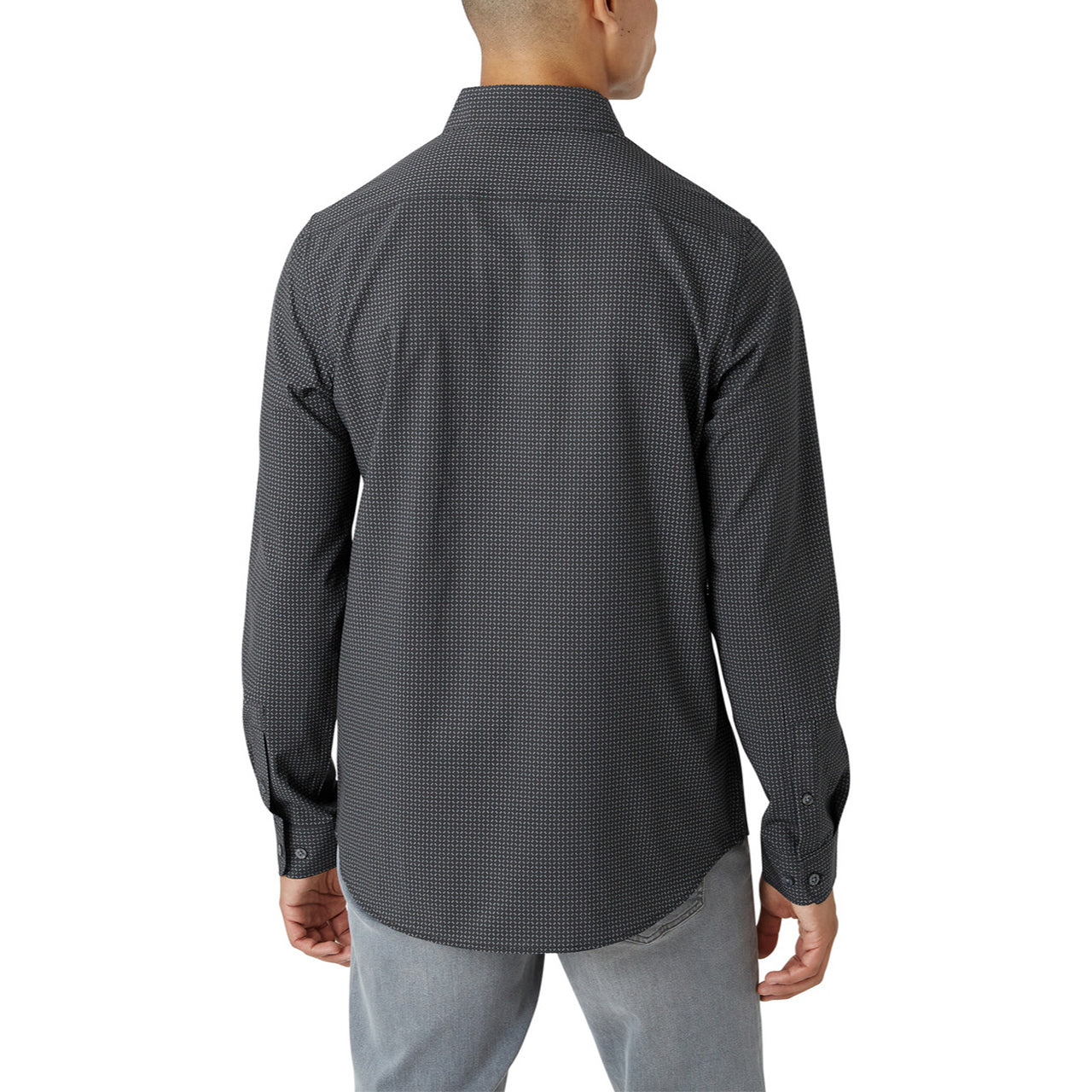  DKNY Walden Button Front Long Sleeve Shirt - Wine - Bonton