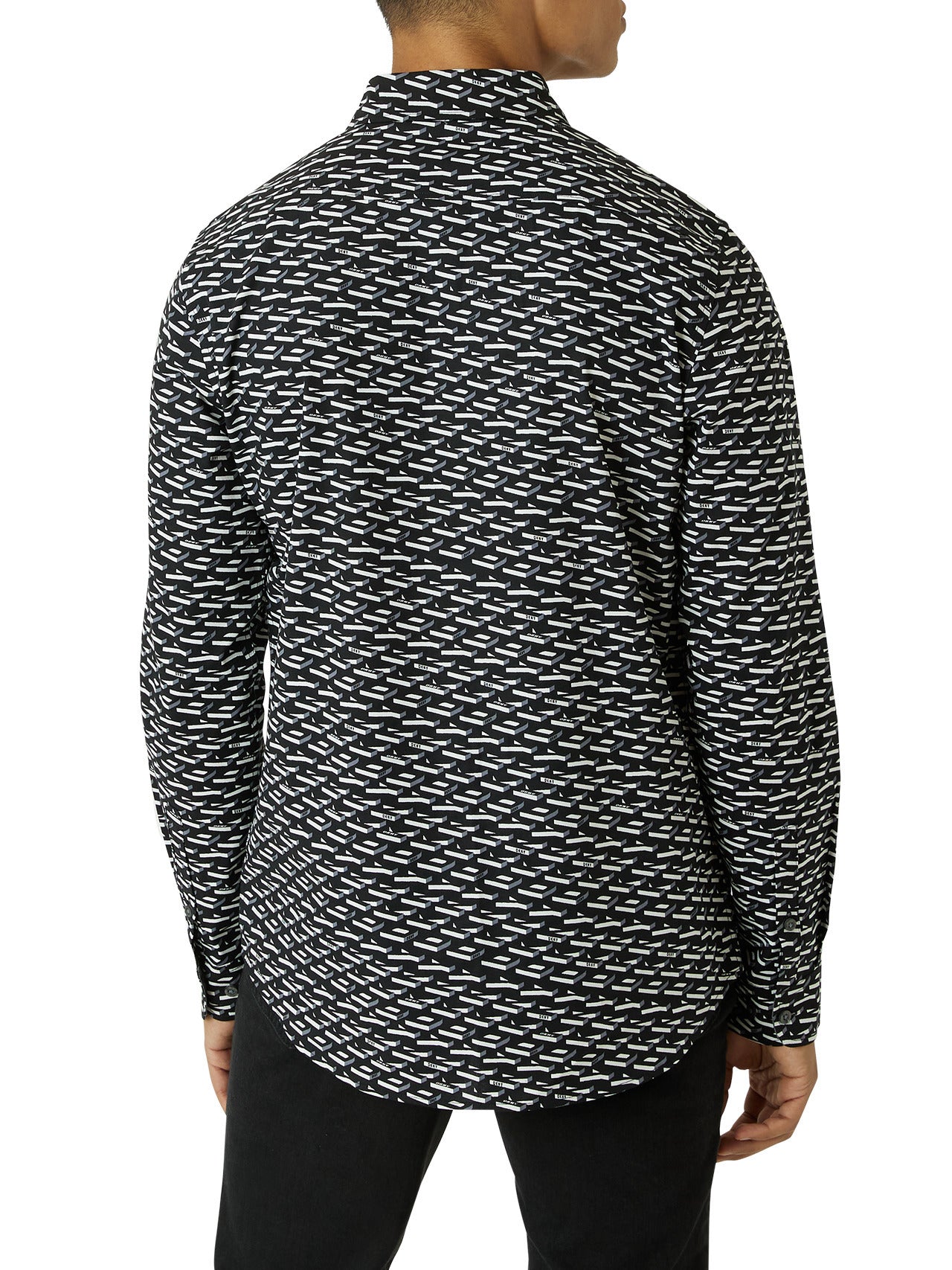  DKNY Burnett Woven ShirtÃ‚Â  - Black - Bonton