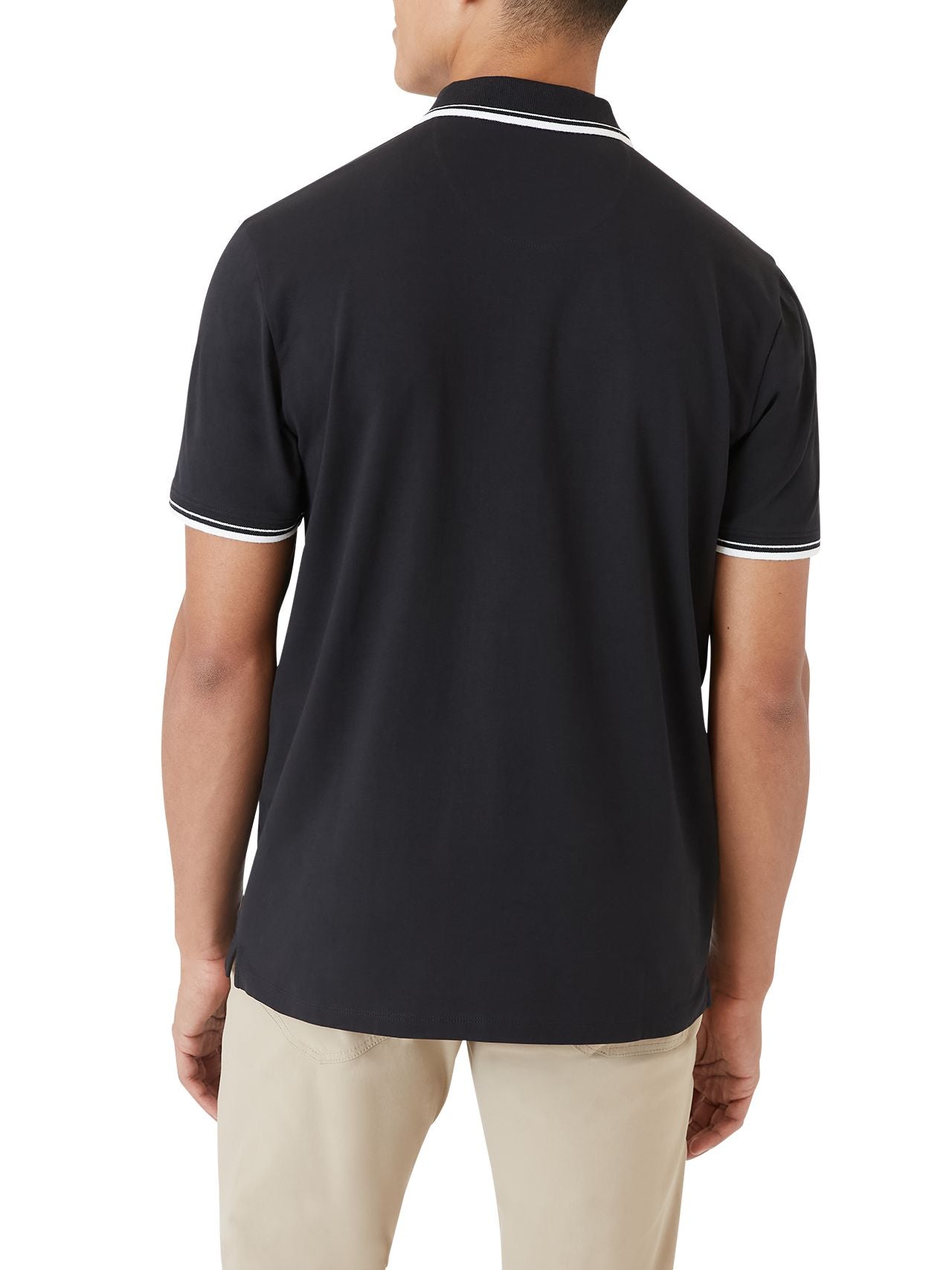  DKNY Banner Polo - Black - Bonton