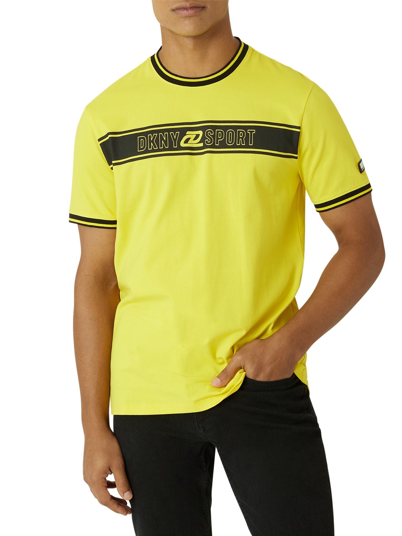  DKNY Troy Tee - Bright Yellow - Bonton