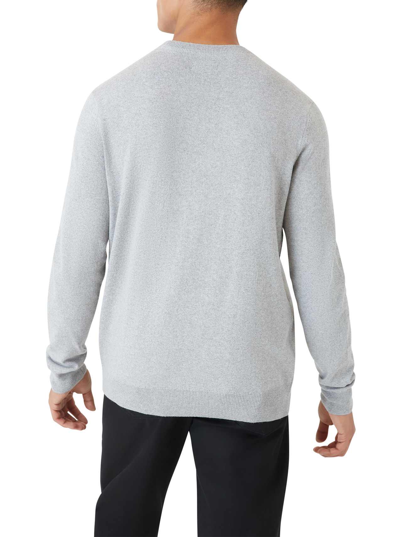  DKNY Lorimer Logo Sweater - Heather Grey - Bonton