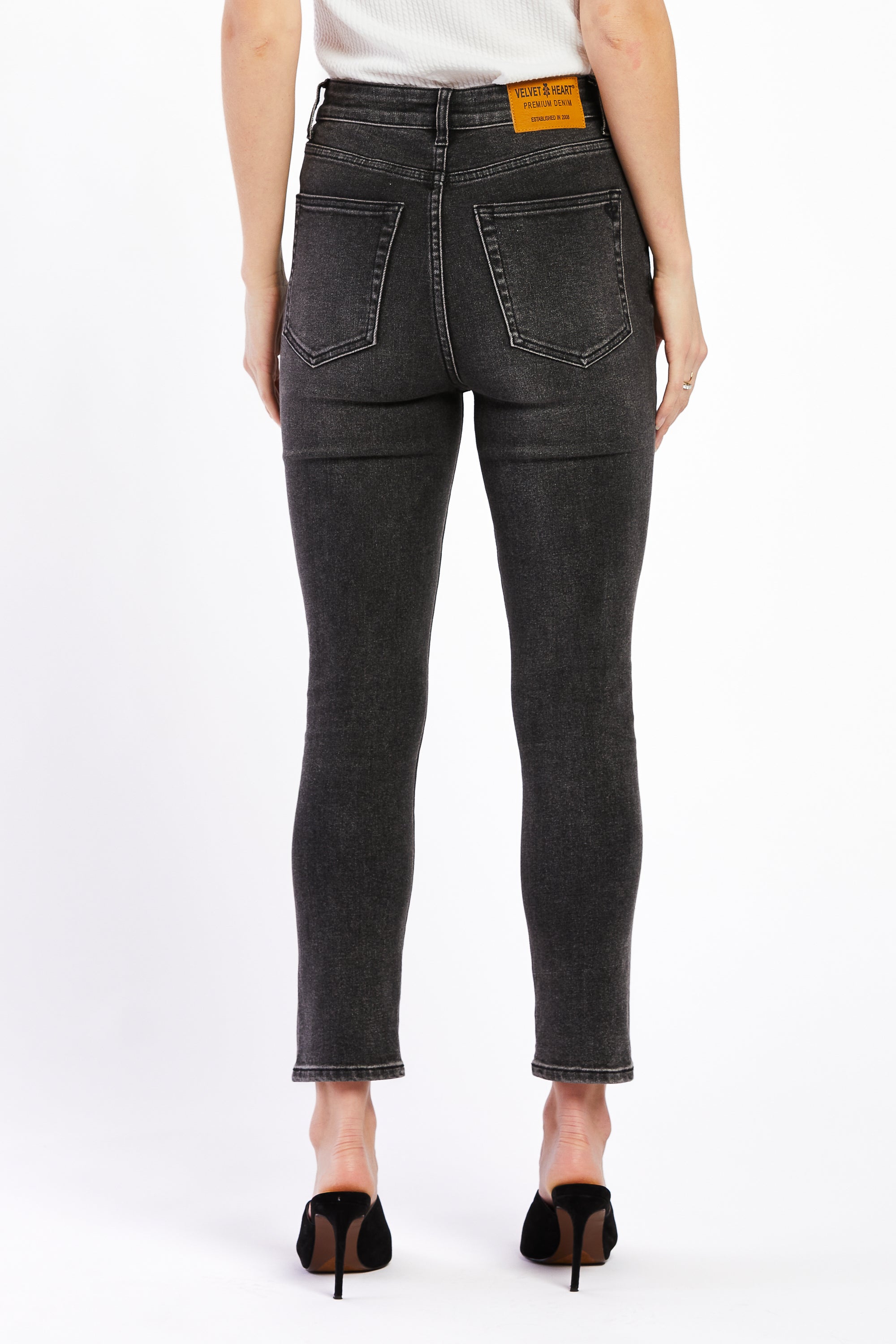   Velvet Heart Dafina High Rise Skinny Jeans - Dafina Black - Bonton