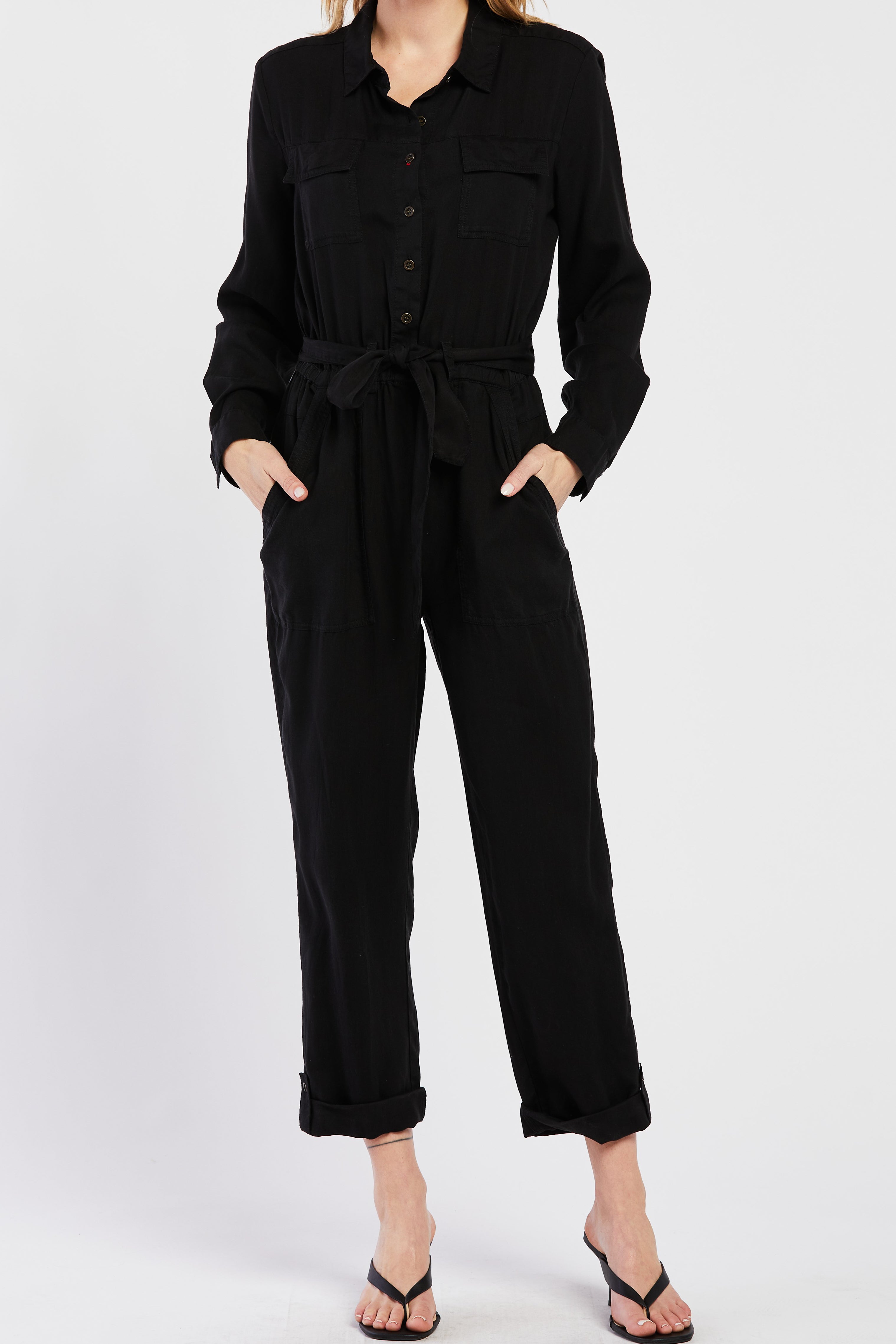   Velvet Heart Black Frenzia Utility Jumpsuit - Black - Bonton
