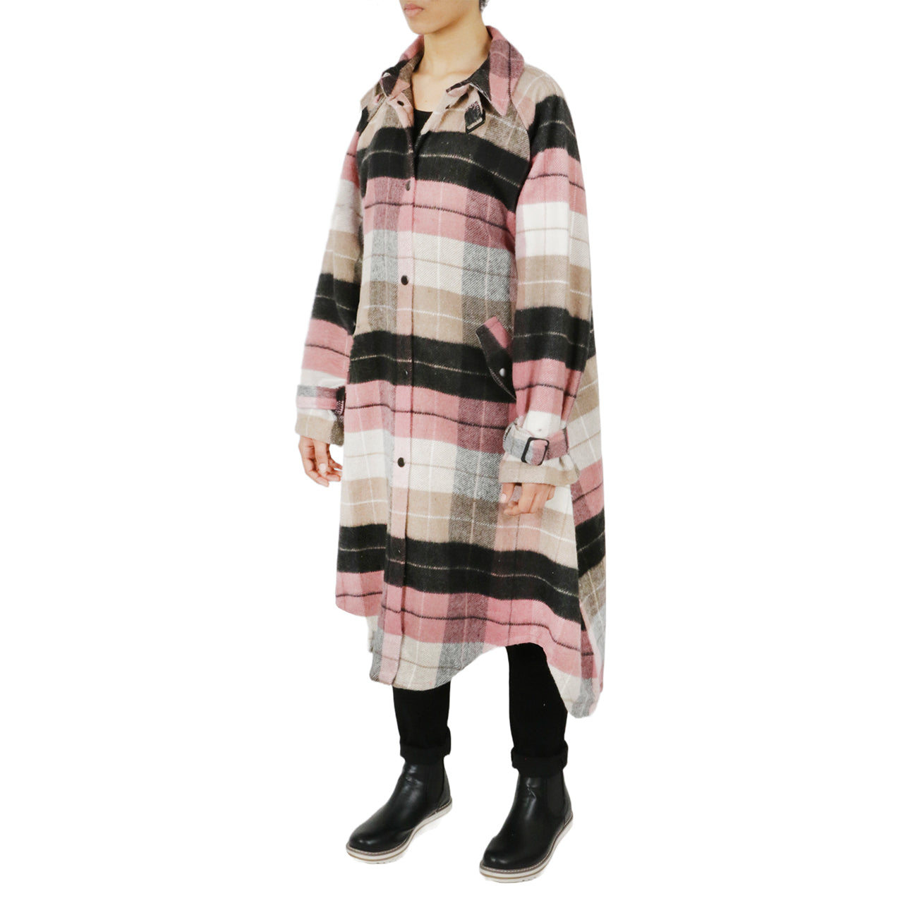  Cream & Rouge Oversized Shacket - Rose-brown - Bonton