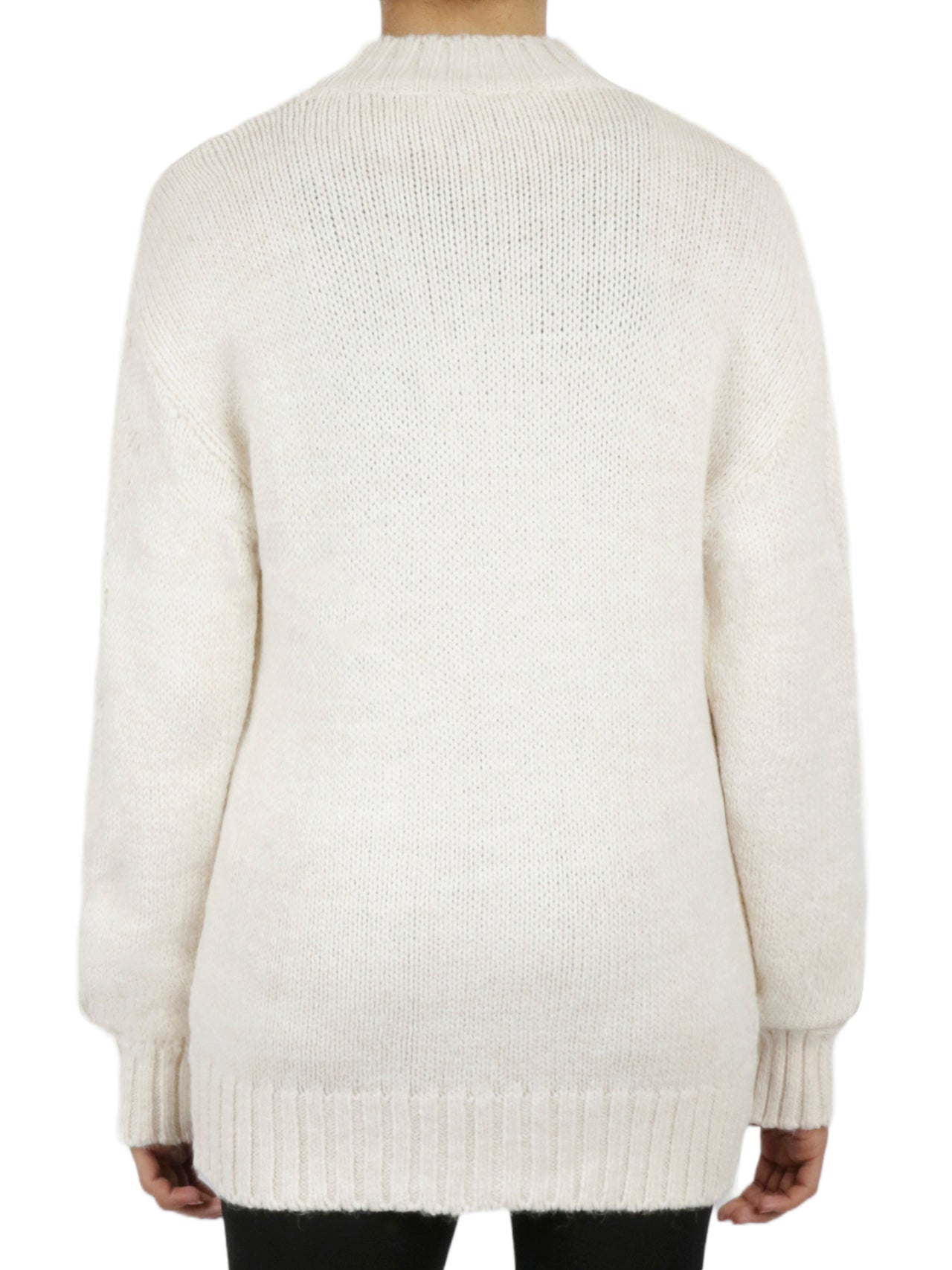  Miss Poeym Cable Pullover Sweater - Green - Bonton