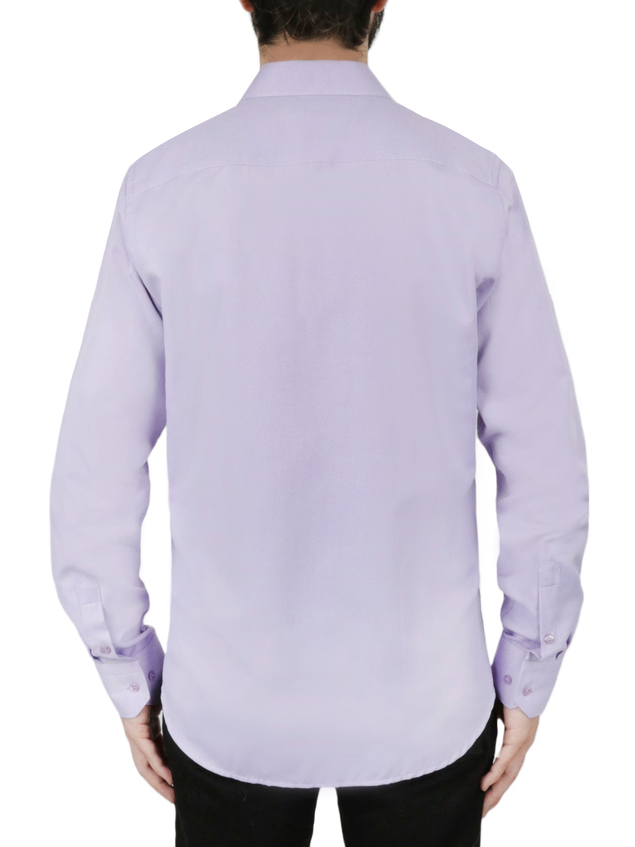 Solid Purple Dress Shirt - Purple - Bonton
