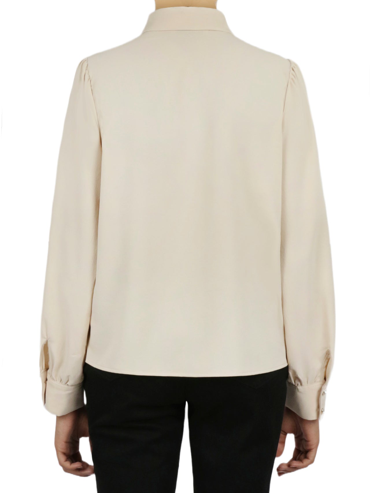  Miss Selen Tie Top Button Down - Black - Bonton
