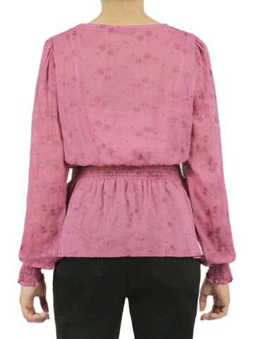 Floral Button Front Top