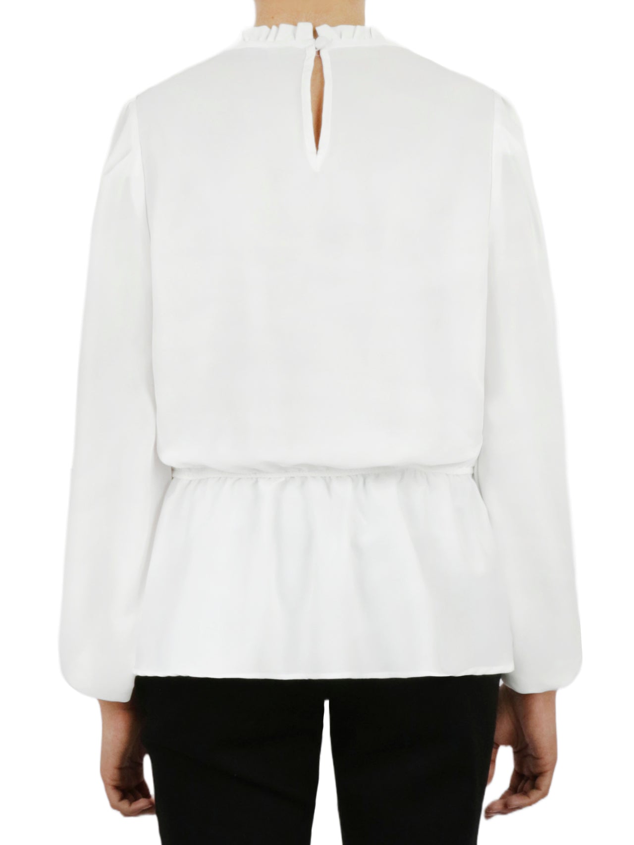  Miss Selen Embellished Crochet Shirt - Powder Pink - Bonton