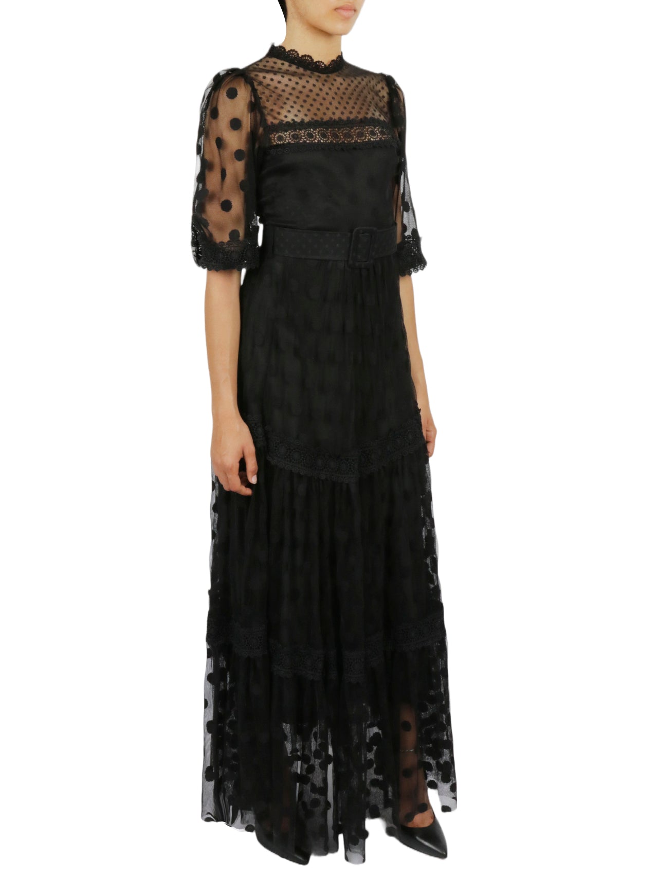  Miss Selen Lace Dress - Mink - Bonton